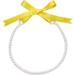 Przecenione Białe Naszyjniki z pereł damskie satynowe marki Valero Pearls 