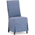 Niebieskie Pokrowce na krzesła 4-osobowe 