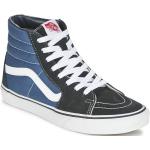Przecenione Niebieskie Wysokie sneakersy męskie marki Vans Sk8-Hi w rozmiarze 38 - wysokość obcasa do 3cm 