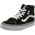 Czarne Sneakersy sznurowane dla dzieci z zamszu marki Vans Filmore w rozmiarze 39 