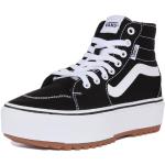 Czarne Sneakersy sznurowane damskie marki Vans Old Skool Platform w rozmiarze 42 