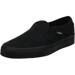 Czarne Sneakersy na koturnie damskie amortyzujące płócienne marki Vans Asher w rozmiarze 39 