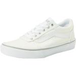 Białe Sneakersy sznurowane dla dzieci brokatowe sportowe na wiosnę marki Vans Ward w rozmiarze 35 