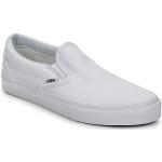 Przecenione Białe Trampki & tenisówki damskie marki Vans Classic Slip-On w rozmiarze 36 - wysokość obcasa do 3cm 