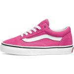 Różowe Sneakersy skórzane dla dziewczynek eleganckie marki Vans Old Skool w rozmiarze 27 