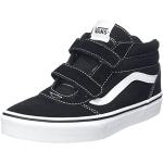 Czarne Sneakersy na rzepy dla dzieci Rzepy z zamszu marki Vans Ward w rozmiarze 23,5 