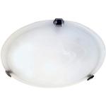 Białe Lampy sufitowe okrągłe o średnicy 30 cm - gwint żarówki: E27 