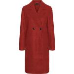 Czerwone Klasyczne płaszcze damskie marki Vero Moda w rozmiarze XS 