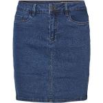 Niebieskie Spódnice jeansowe damskie dżinsowe marki Vero Moda w rozmiarze L 