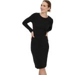 Czarne Sukienki z długim rękawem damskie z długimi rękawami marki Vero Moda w rozmiarze XS 