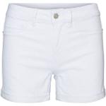 Białe Krótkie spodnie damskie dżinsowe marki Vero Moda w rozmiarze XS 