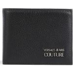 Przecenione Czarne Portfele męskie dżinsowe marki VERSACE Jeans Couture 