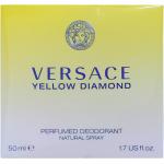 Żółte Dezodoranty damskie romantyczne kwiatowe marki VERSACE Yellow Diamond 