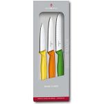 Wielokolorowe Zestawy noży kuchennych w nowoczesnym stylu ze stali nierdzewnej marki Victorinox Classic szwajcarskie 