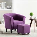 Purpurowe Fotele tapicerowane marki vidaxl 