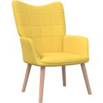 Musztardowe Krzesła stylowe marki vidaxl 