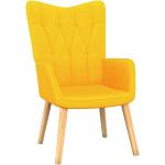 Musztardowe Krzesła stylowe marki vidaxl 