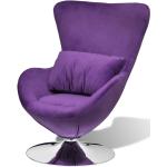 Purpurowe Fotele obrotowe z poduszkami marki vidaxl 