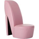 Różowe Fotele skórzane w nowoczesnym stylu ze skóry syntetycznej marki vidaxl 