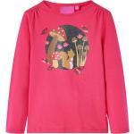 Różowe Koszulki dziecięce z długim rękawem z cekinami bawełniane marki vidaxl w rozmiarze 92 - wiek: 12-24 miesięcy 