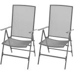Krzesła ogrodowe sztaplowane - 2 sztuki w stylu industrialnym marki vidaxl 