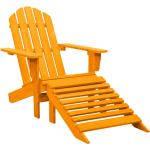 Pomarańczowe Krzesła ogrodowe jodłowe marki vidaxl 