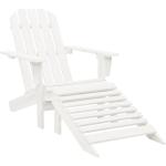Białe Krzesła ogrodowe drewniane marki vidaxl 