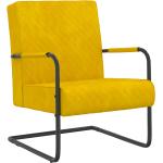 Musztardowe Krzesła aksamitne marki vidaxl 