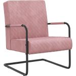 Różowe Krzesła aksamitne marki vidaxl 