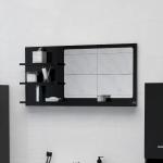 Czarne Lustra łazienkowe w nowoczesnym stylu marki vidaxl 