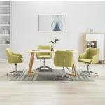 Ciemnozielone Krzesła biurowe z regulacją wysokości - 4 sztuki w nowoczesnym stylu drewniane marki vidaxl 
