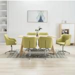 Zielone Krzesła biurowe z regulacją wysokości - 6 sztuk drewniane marki vidaxl 