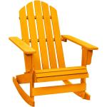 Pomarańczowe Krzesła ogrodowe jodłowe marki vidaxl 