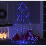 vidaXL Ozdoba świąteczna w kształcie choinki, 200 LED, 98x150 cm