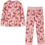 Różowe Piżamy dziecięce bawełniane marki vidaxl w rozmiarze 104 - wiek: 12-24 miesięcy 