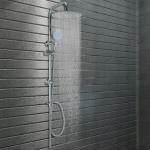 Srebrne Baterie prysznicowe błyszczące gładkie marki vidaxl 