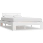 Białe Łóżka do sypialni w nowoczesnym stylu sosnowe marki vidaxl 