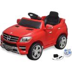 vidaXL Samochód elektryczny dla dzieci Czerwony Mercedes Benz ML350 + pilot