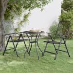 Krzesła ogrodowe rozkładane - 2 sztuki w nowoczesnym stylu marki vidaxl 