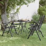 Krzesła ogrodowe rozkładane - 4 sztuki w nowoczesnym stylu marki vidaxl 