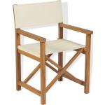 Brązowe Krzesła ogrodowe rozkładane gładkie drewniane marki vidaxl 