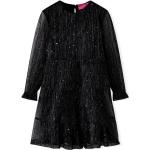 Czarne Sukienki dziecięce z długim rękawem dla dziewczynek z cekinami marki vidaxl w rozmiarze 92 - wiek: 12-24 miesięcy 