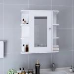 Białe Szafki łazienkowe z lustrem marki vidaxl 