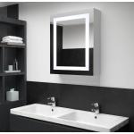 Białe Szafki łazienkowe z lustrem z melaminy marki vidaxl 