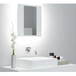 Białe Szafki łazienkowe z lustrem w nowoczesnym stylu marki vidaxl 