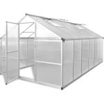 vidaXL Szklarnia ogrodowa ze wzmacnianą, aluminiową ramą, 9,025 m²