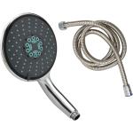 vidaXL Wielofunkcyjna słuchawka prysznicowa z wężem 1,5 m, chromowana