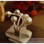 vinola - srebrny pierścień z perłami