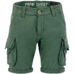 Zielone Krótkie spodnie w stylu casual marki Alpha Industries Inc. 