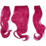 Vipbejba Clip-in włosy syntetyczne na 3 zawiasach, kręcone, niezwykle różowy C7